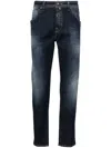 Jacob Cohen Scott Slim-cut Cropped Jeans In Blue