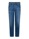 Jacob Cohen Slim-fit Blue Jeans With Classic Five-pocket Design In Blue