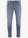 Jacob Cohen Scott Stretch Cotton Denim Jeans In Blue