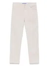Jacob Cohen Brown 5 Pocket Trousers In Grey