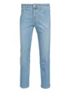 Jacob Cohen Scott Slim Fit Carrot Trousers In Blue