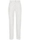 Jacob Cohen White Denim Pants In Neutrals