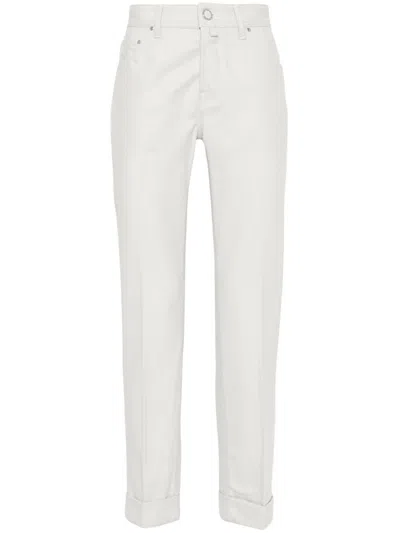 Jacob Cohen White Denim Pants