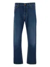 Jacob Cohen Sean Embroidered-pocket Jeans In Blue