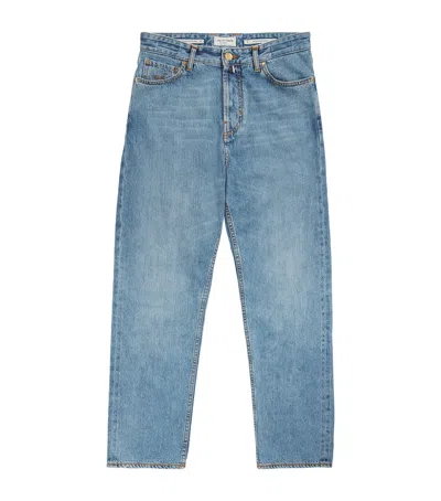 Jacob Cohen Sean Relaxed Straight Jeans In Blue