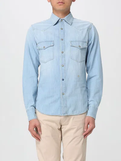 JACOB COHEN SHIRT JACOB COHEN MEN COLOR GNAWED BLUE,H09645011