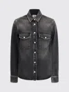 Jacob Cohen Western Shirt In Cotton And Lyocell Denim In Black