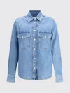 Jacob Cohen Western Cotton Denim Shirt In Blue