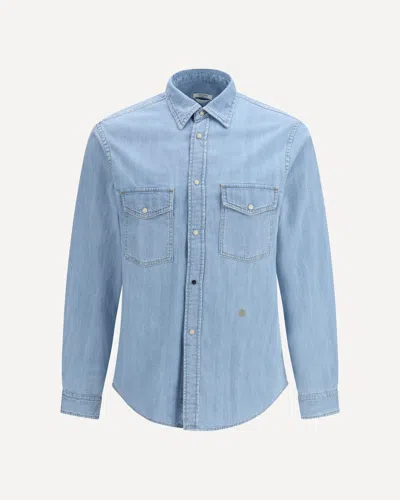 Jacob Cohen Shirt With Flap Pockets In Blue