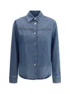 Jacob Cohen Denim Shirt Jacket In Blue