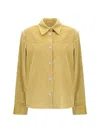 Jacob Cohen Corduroy Button-fastening Shirt In Yellow