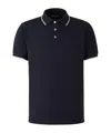 Jacob Cohen Trimmed Polo Shirt In Black