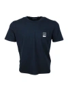 JACOB COHEN SHORT-SLEEVED CREW-NECK T-SHIRT IN STRETCH COTTON WITH LOGO ON THE CHEST