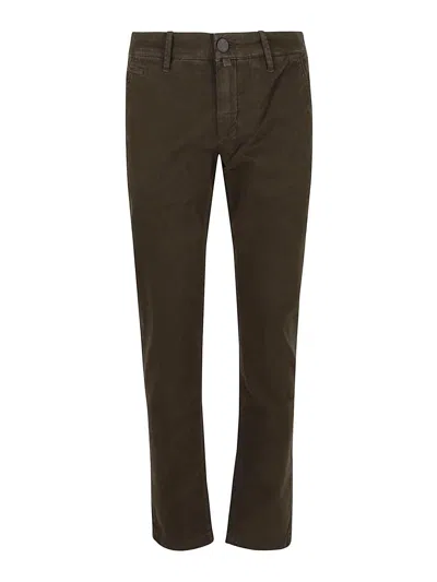 Jacob Cohen Bobby Pants Slim Fit In Marsh Brown