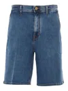 Jacob Cohen Denim Bermuda Shorts In Blue