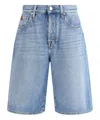 Jacob Cohen Flared Bermuda Shorts Five-pocket Style In Blue