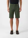 Jacob Cohen Green Solid Shorts In Green