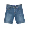 Jacob Cohen Nicolas Denim Shorts In Multicolor