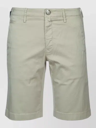 Jacob Cohen Shorts Side And Back Pockets Belt Loops In Multi