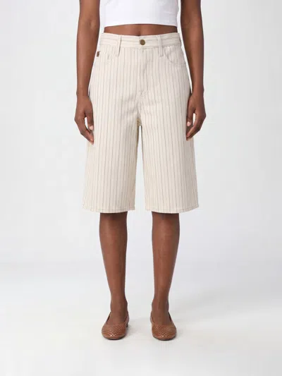 Jacob Cohen Shorts Woman Color White In Multi
