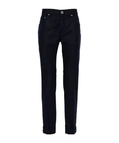 Jacob Cohen Skiing-jacquard Sweater In Black