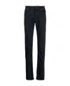 Jacob Cohen Skinny-fit Wool-blend Trousers In Black