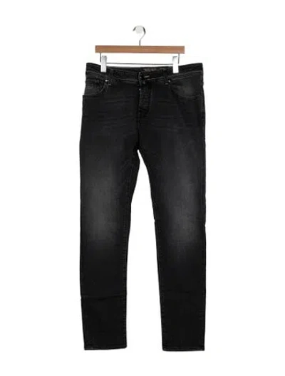 Pre-owned Jacob Cohen Skinny Jeans In Black