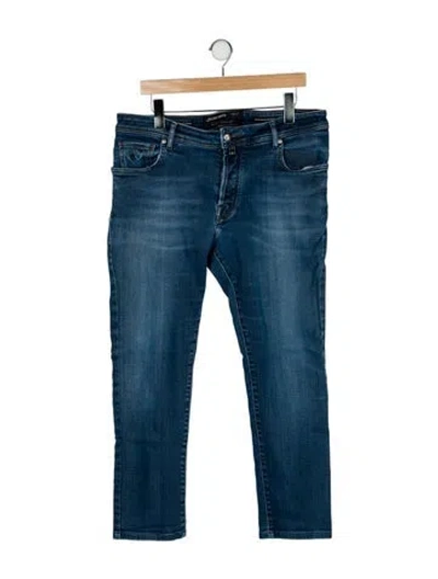 Pre-owned Jacob Cohen Skinny Jeans In Blue