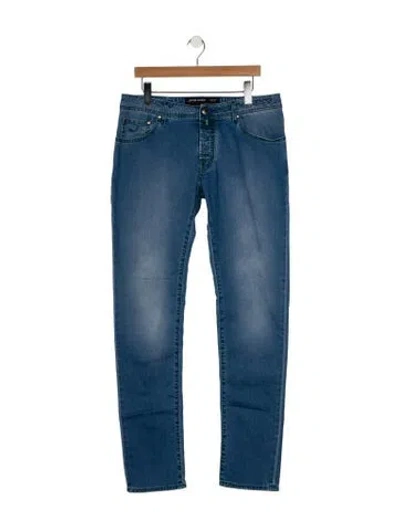 Pre-owned Jacob Cohen Skinny Jeans In Blue