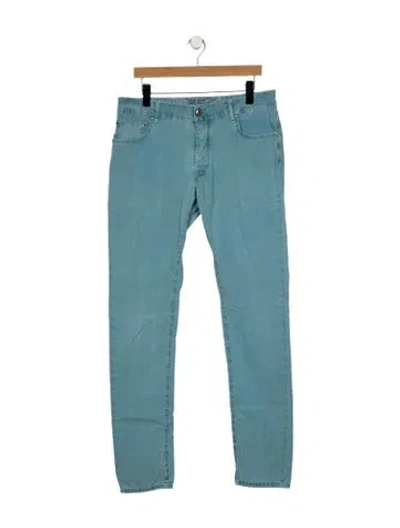 Pre-owned Jacob Cohen Skinny Jeans In Blue