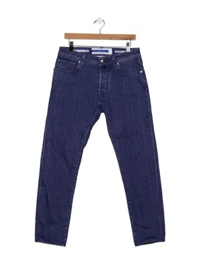 Pre-owned Jacob Cohen Skinny Jeans In Blue