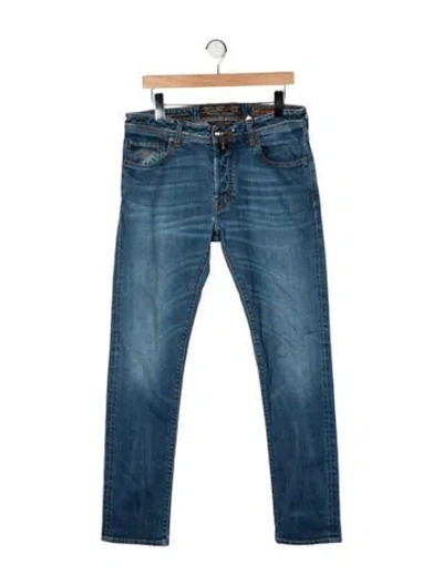 Pre-owned Jacob Cohen Skinny Jeans In Blue