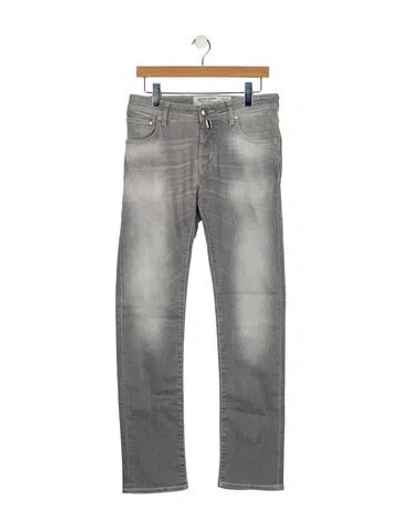 Pre-owned Jacob Cohen Skinny Jeans In Gray