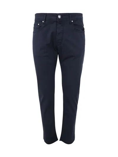 Jacob Cohen Bard Slim Fit Five Pocket Jeans In Blue