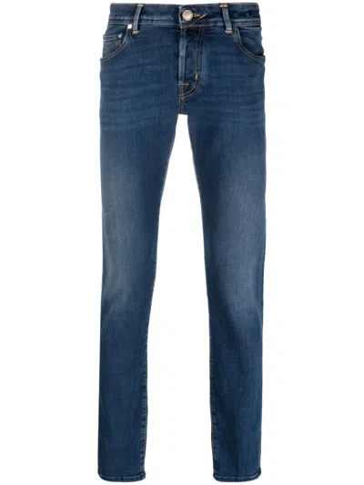 Jacob Cohen Skinny Stonewashed Jeans In Zzju0597