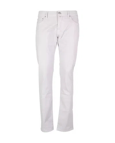 Jacob Cohen Sli Fit Nick In White