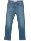 Jacob Cohen Blue Cotton Slim Men Jeans In Blue