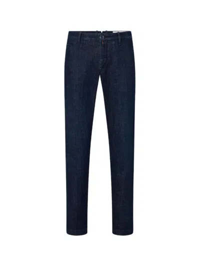 Jacob Cohen Slim Chino Jeans In Blue