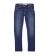 Jacob Cohen Slim Comfort Jeans In Navy
