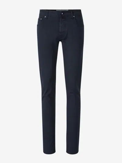 Jacob Cohen Slim Cotton Jeans In Black
