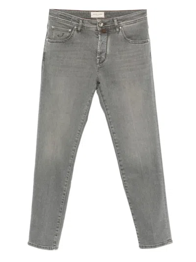 JACOB COHEN JACOB COHEN SLIM CROPPED DENIM JEANS