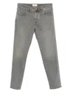 Jacob Cohen Men Slim Cropped Denim Jeans In Gray