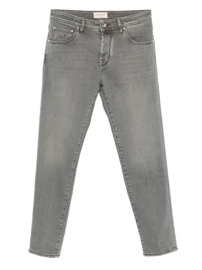 JACOB COHEN JACOB COHEN SLIM CROPPED DENIM JEANS