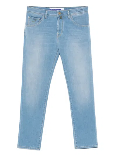 JACOB COHEN SLIM CROPPED JEANS
