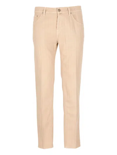 Jacob Cohen Slim-cut Trousers In Brown