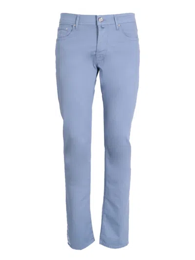 Jacob Cohen Slim-cut Trousers In Blue