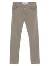 Jacob Cohen Jeans With Belt Loops In Brown