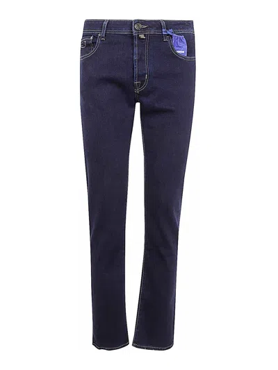 Jacob Cohen Slim Fit Bard Jeans In Azul