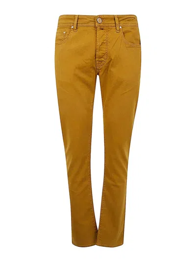 Jacob Cohen Slim Fit Bard Jeans In Yellow