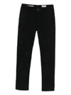 Jacob Cohen Straight-leg Button-closure Trousers In Black
